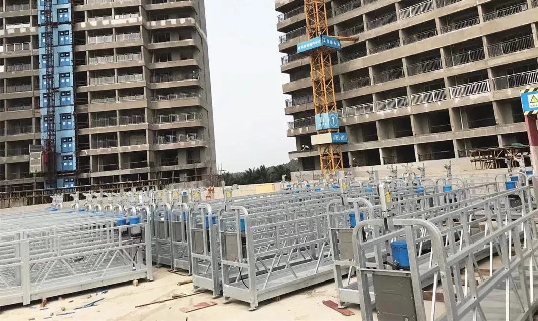 Hot Sale Construction Site Building Facade Maintenance Repair Working Platform Window Cleaning Suspended Platform