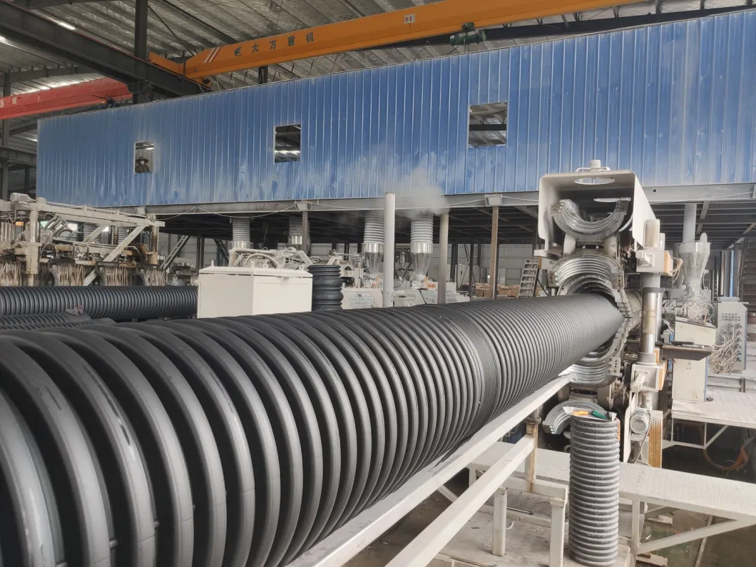 Underground Drain Water HDPE Double Wall Corrugated Pipe