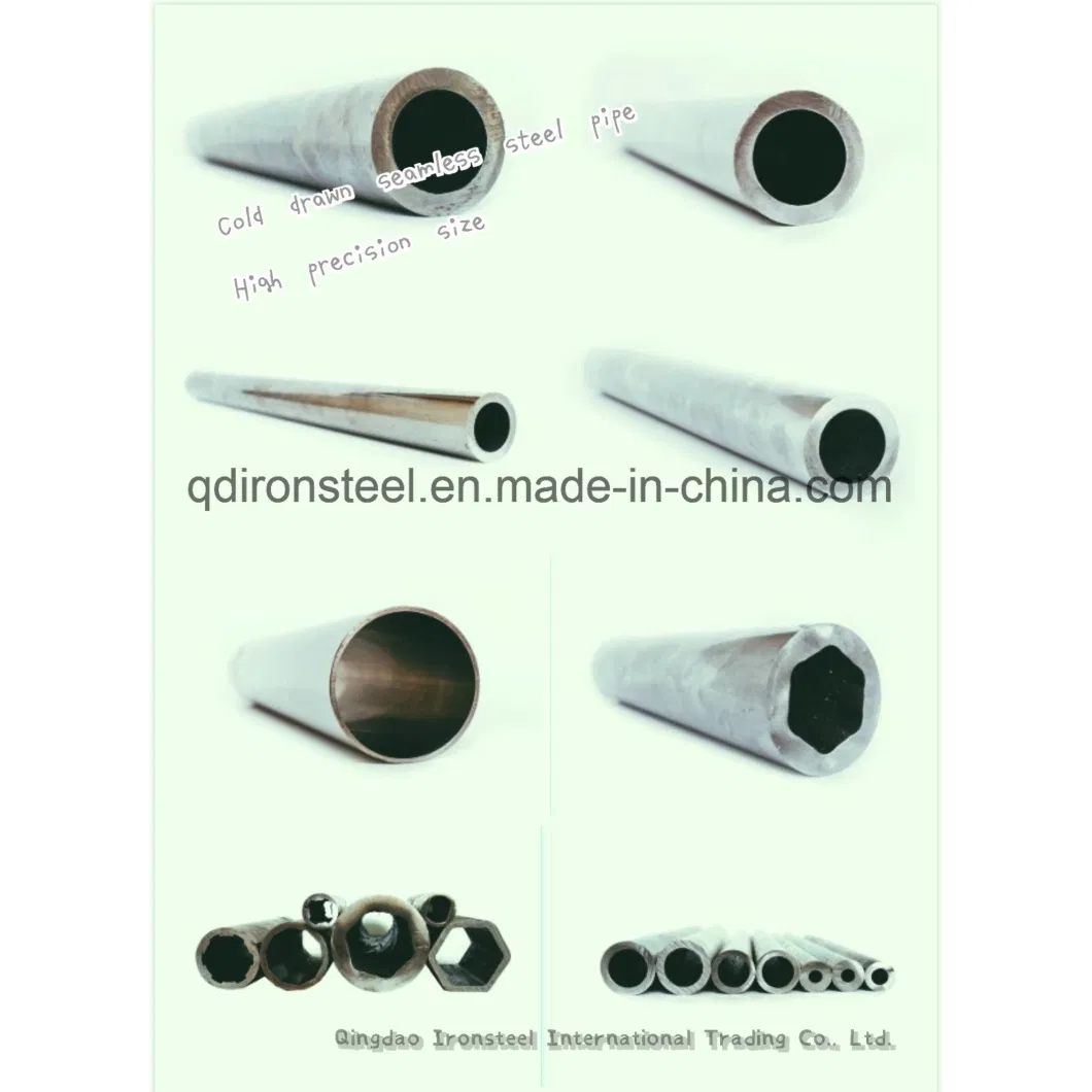 DIN2391 St52 Cold Drawn Seamless Steel Tube Galvanized Steel Tube