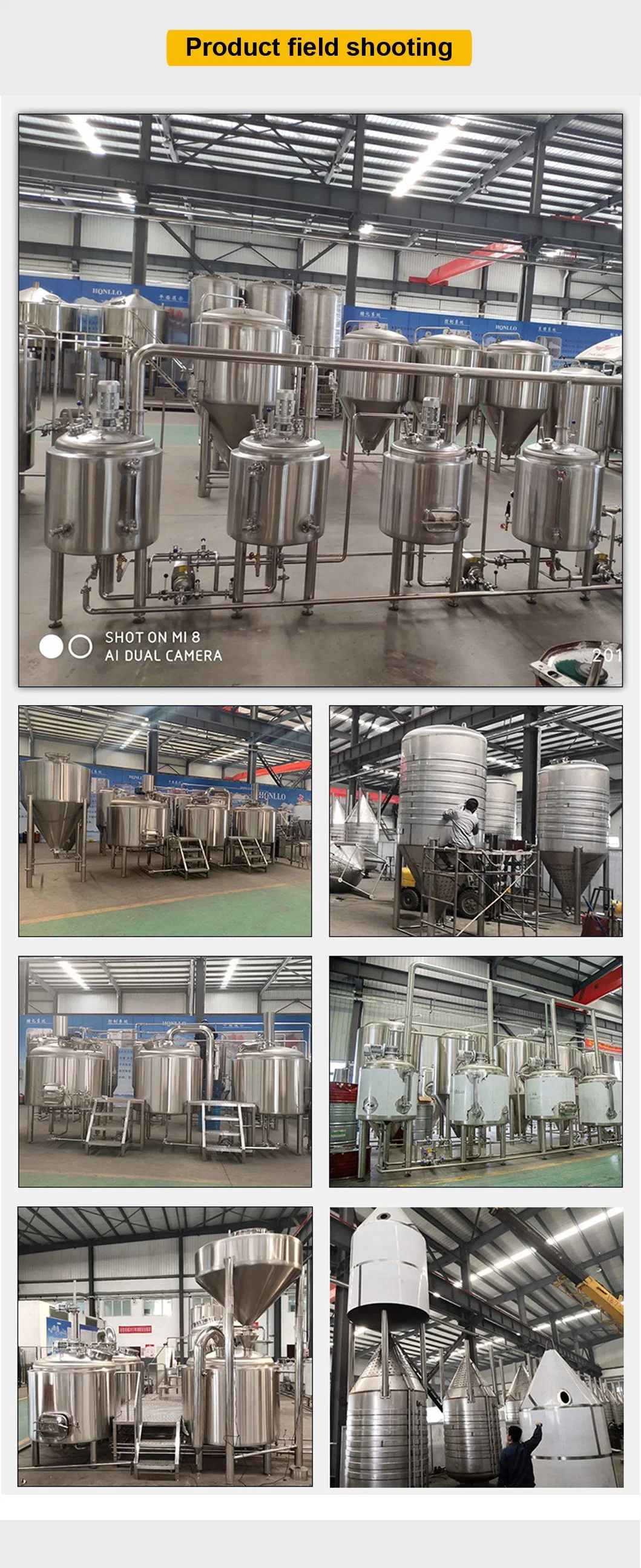 Turnkey Service Fermenting Tank Bright Beer Tanks Price