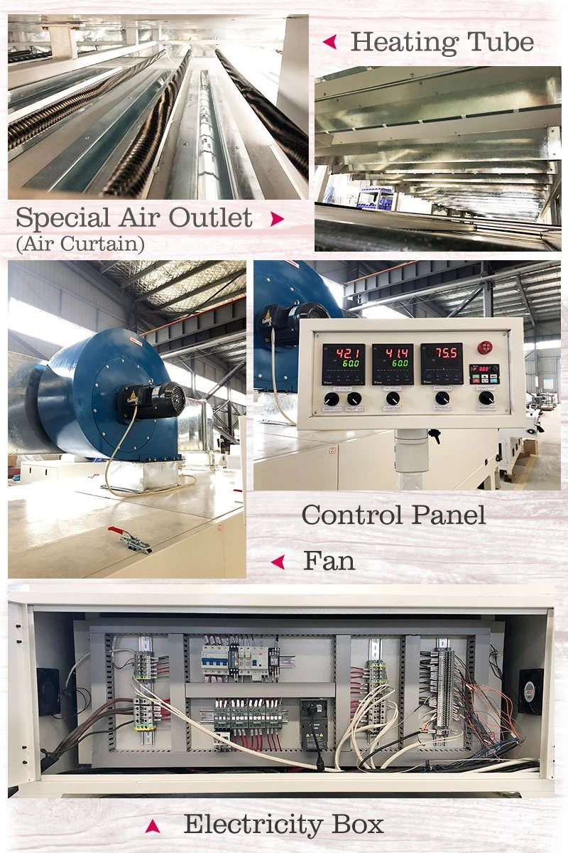 Long Service Life Hot Air Drying Tunnel for Door Panel Cupboards Floor