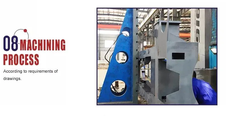 Custom Large Steel/ Stainless Steel/ Aluminum Laser Cutting Welding Machine Frame Machining Sheet Metal Stamping Bending Welding Forming Machine Support Frame