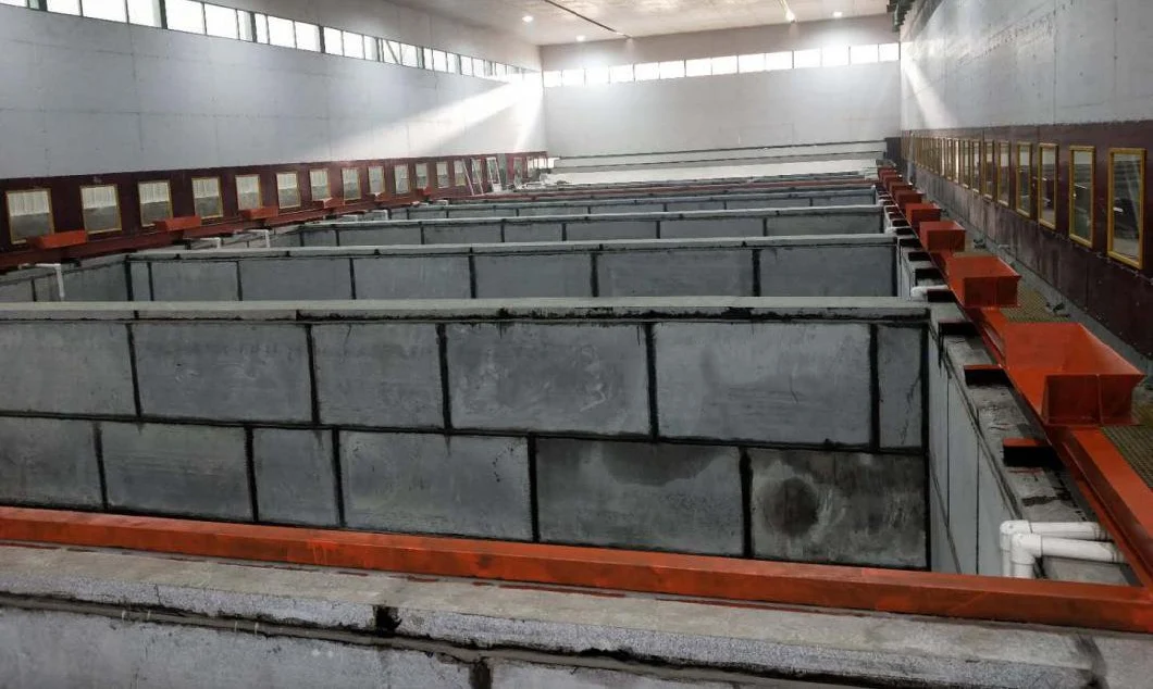 Pretreatment Acid Pickling Rectangular PP Tanks for Galvanizing Plant