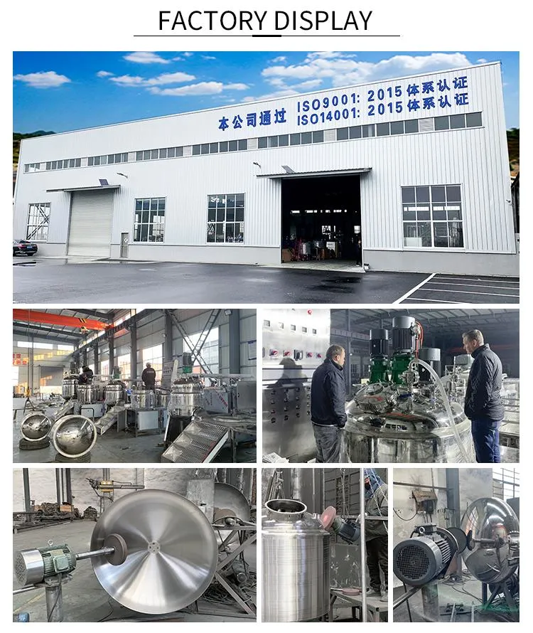 Detergent Making Machine Liquid Soap Shampoo Ingredient Production Line Making Machine Mixing Tank Price