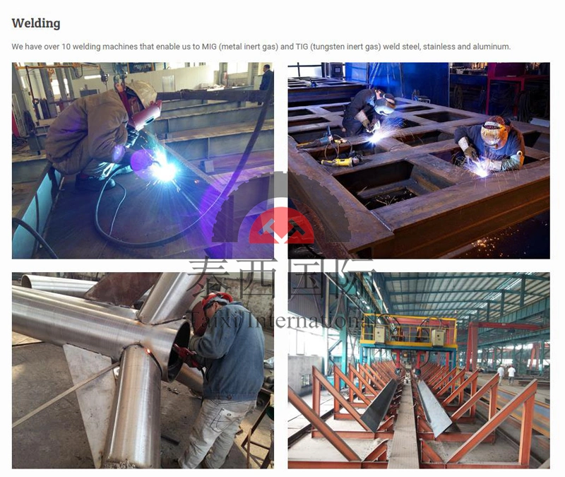 OEM Steel Beam Bracket/Support Fabrication Metal Structural Welding Steel Structure Frame