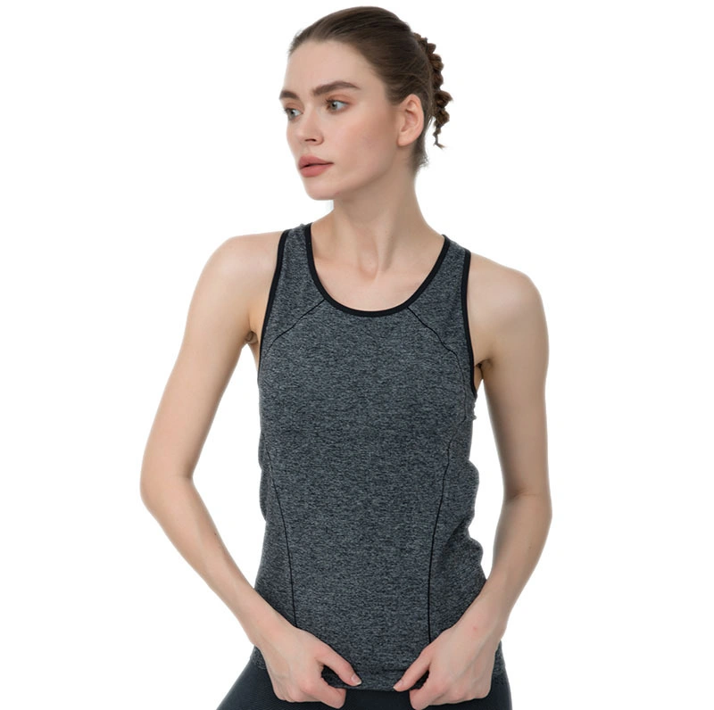 Summer New Style Quick-Drying Breathable Running Sports Vest Women Sleeveless I-Shaped Fitness Yoga Tank Jkt-400