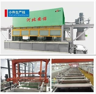 Semi-Automatic Hot DIP Galvanizing Production Line for Small Parts