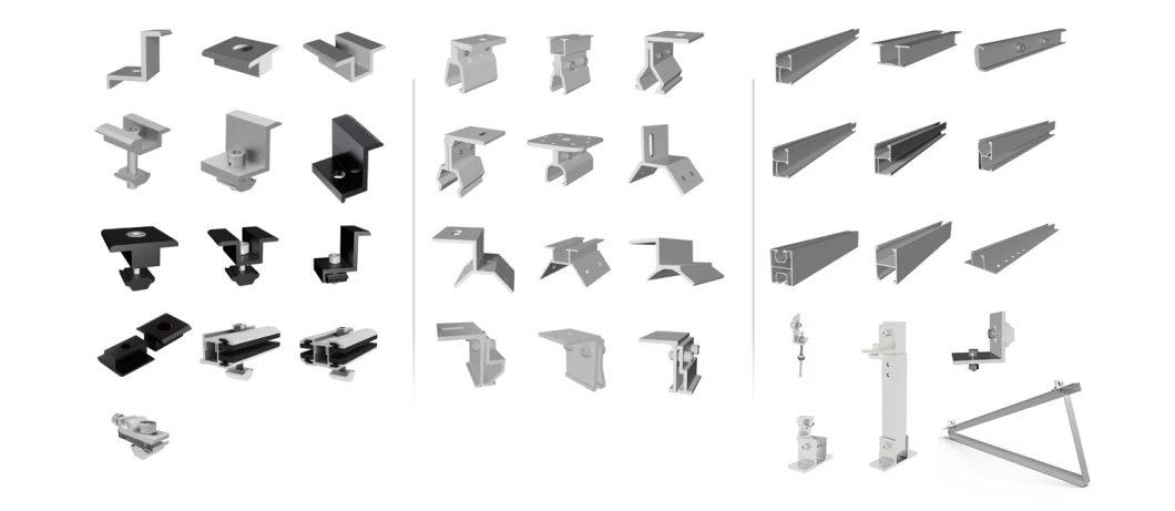 Solar Panel Frame for Flat Roof Support Solar Cell PV Slate Cost