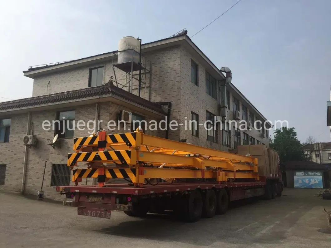 Port Marine 10/20/40/45 Feet 36t Manual Fixed Container Lifting Spreader Semi Automatic Container Lift Beam mechanical Spreader Frame with Class Certificate