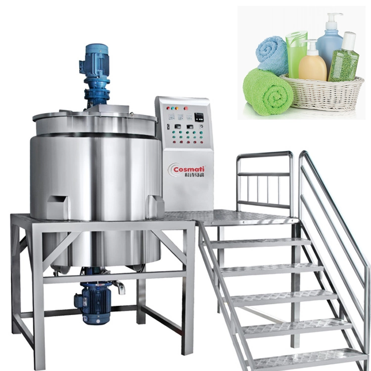 500L 1000L Liquid Soap Detergent Shampoo Making Machine Mixing Tank