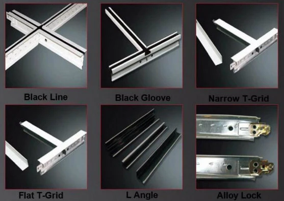 Metal Other Construction Building Materials T Grid Bar Post Keel Ceiling Hanging Frames Components of Tiles Joint