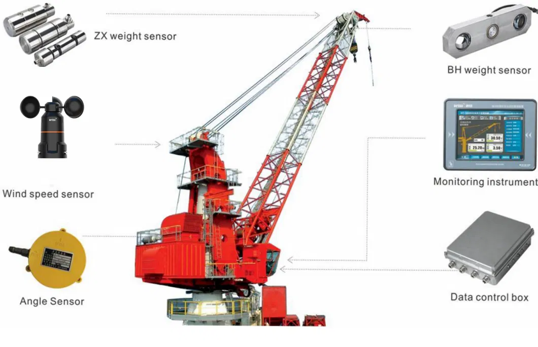 Atex-Certified Offshore Platform Pedestal Crane Load Moment Indicator System