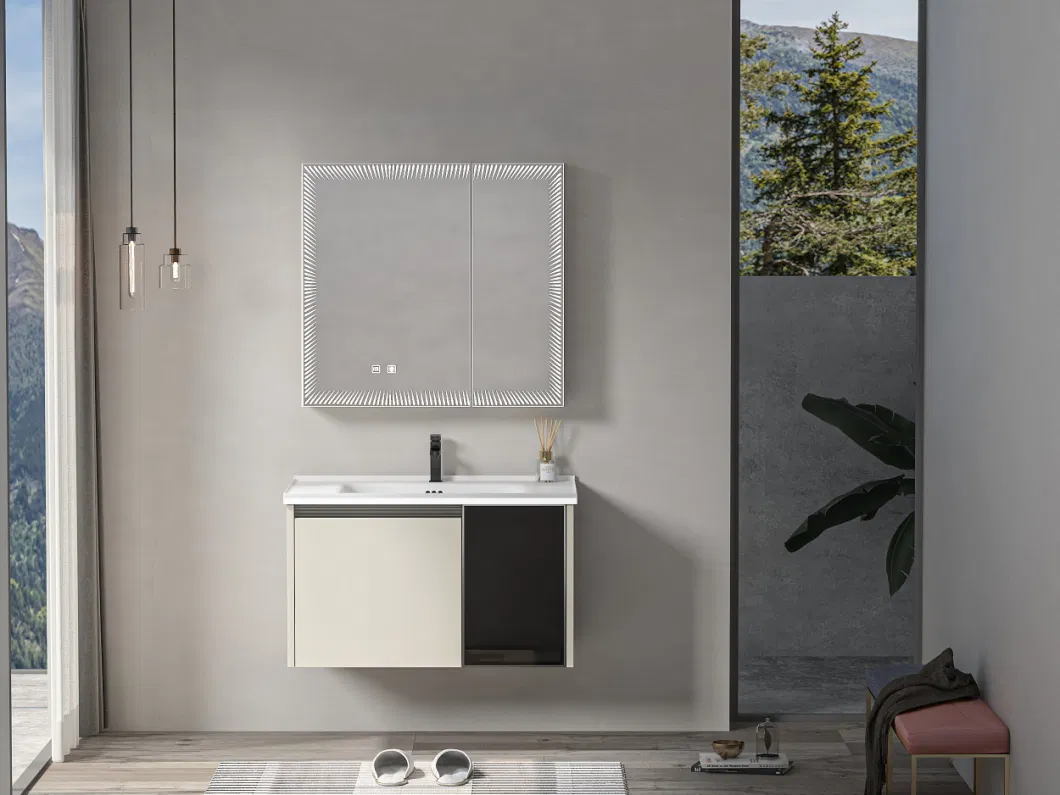 Factory Direct Simple Style 201 Stainless Steel Custom Furniture Wardrobes Bathroom Cabinet