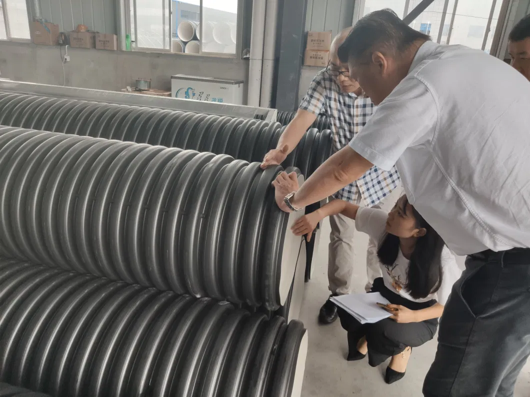 Underground Drain Water HDPE Double Wall Corrugated Pipe