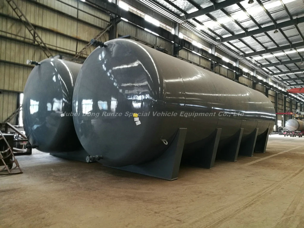 Hydrochloric Acid Storage Tank 100m3 for Storage HCl (max 35%) , Naoh (max 50%) , Naclo (max 10%) , PAC (max 17%) , H2so4 etc