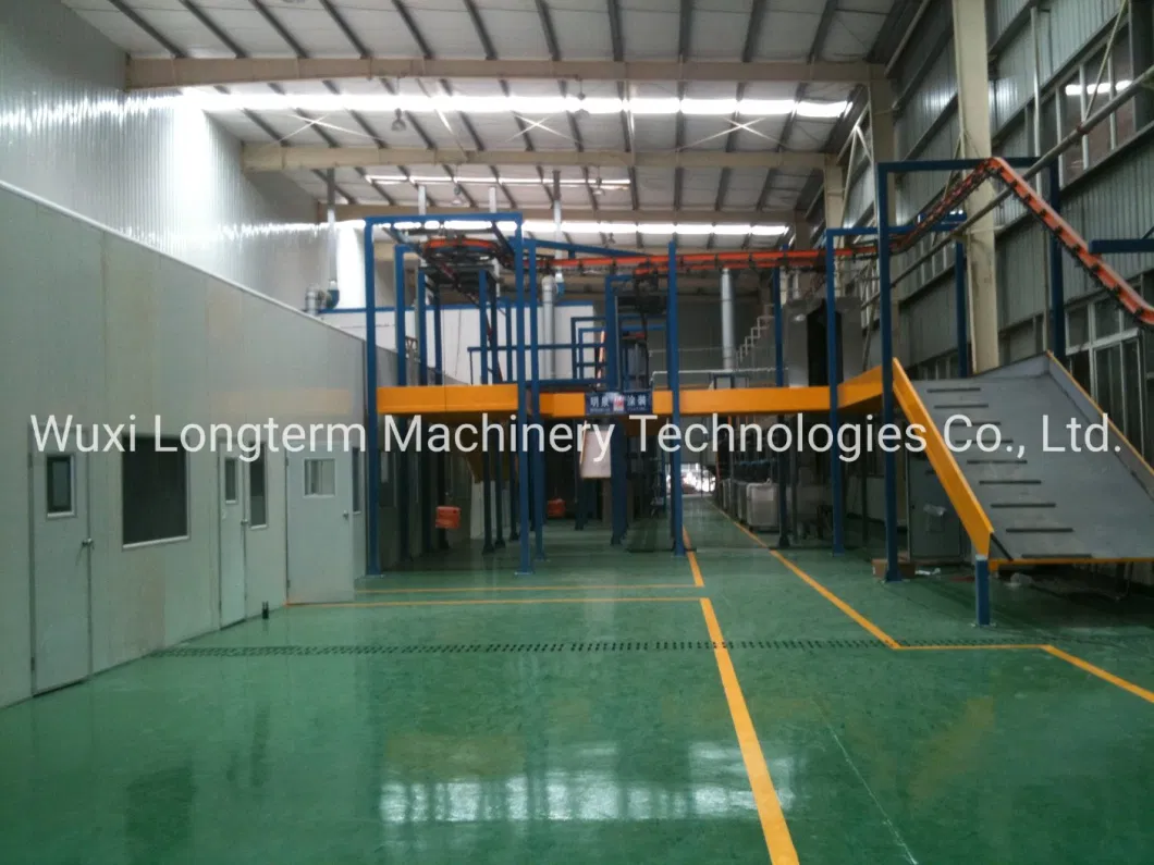 Easy to Operate Car Aluminum Wheel Hub Painting Production Line, High-Efficiency Automobile Front Bumper Spray Powder Coating Line