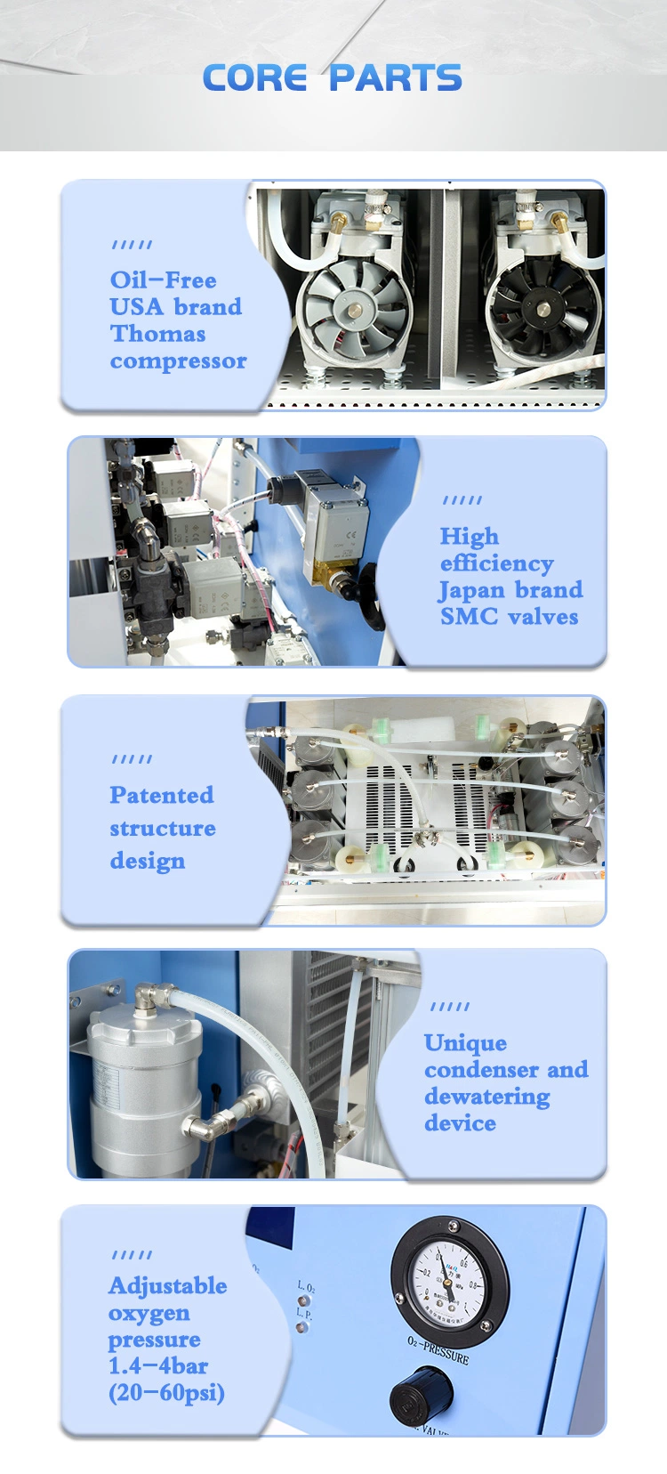 Industrial Oxygen Making Machine JAY-10-4.0