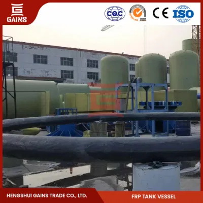  Ganancias fábrica de tanques de almacenamiento químico vertical almacenamiento de ácido sulfúrico FRP Tanques de contenedor tanques de almacenamiento movibles de líquidos químicos de China
