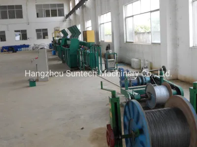 China Fast Speed Electro Zinc Plating línea de producción para el acero Cable