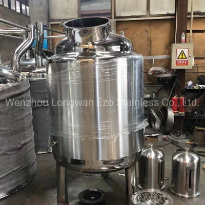 Almacenamiento vertical de jabón aséptico universal de vacío aséptico de acero inoxidable Biorreactor de tanque