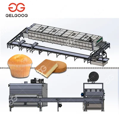 Fabricación de Cake de Chifón de alta eficiencia Copa de producción de Cake