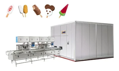 Dtb-880 Ice Cream equipos de extrusión / congelado túnel /cara graciosa Helados