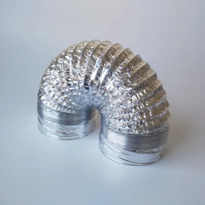 Tubo flexible HVAC conducto de aire de aluminio para el sistema de ventilación