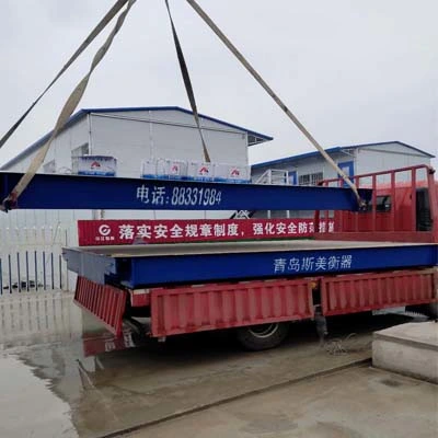 100 toneladas sin supervisión Mechamical Electronic Weighbrigde Suelo báscula de camión