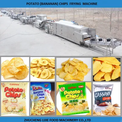 Venta caliente /Papitas /Batata/patatas/patatas fritas congeladas //Línea de producción de chips de plátano con el precio de fábrica