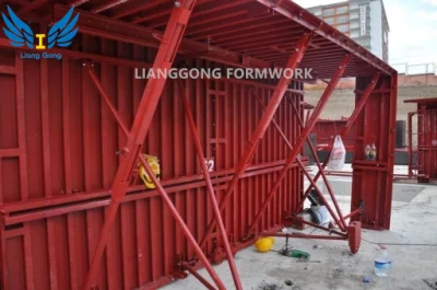 Formwork de hormigón Tipo estándar Formwork túnel especificación técnica para la casa Construcción similar a Mesa Popular en Senegal Turkiye Uzbekistán Kazajstán