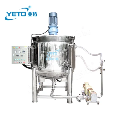  Los tanques de mezcla de Industrial de jabón líquido detergente de champú que hace la máquina