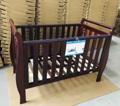 Diseño moderno dormitorio cama bebé conectado a la cama crucigrama pista