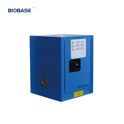 BioBase Factory Price Lab Azul ácido débil y químicos alcalinos Armario de almacenamiento