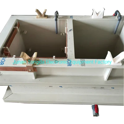 Depósito de cobre de galvanoplastia cromado galvanoplastia baño de zinc con material PP/PVC