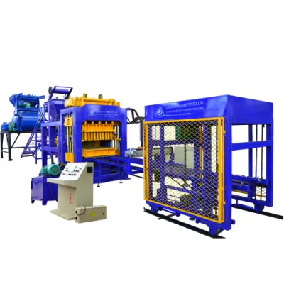 Qt12-15 automático de la máquina de bloque de sistema hidráulico y la tecnología de vibración