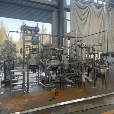 Máquina de extracción de aceite de cáñamo a pequeña escala purificación de destilación de recuperación de disolvente Equipo