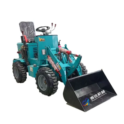 Oruga con accesorio Palas eléctricas industriales tractor agrícola con parte delantera Cargador final