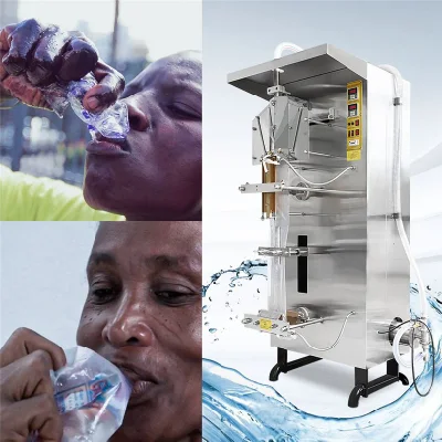 Máquina automática de llenado de líquidos/ máquina de embalaje de equipos de agua en bolsas