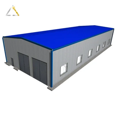 Construcción prefabricada instalación rápida Construcción de acero estructura de construcción para almacén Taller Hangar