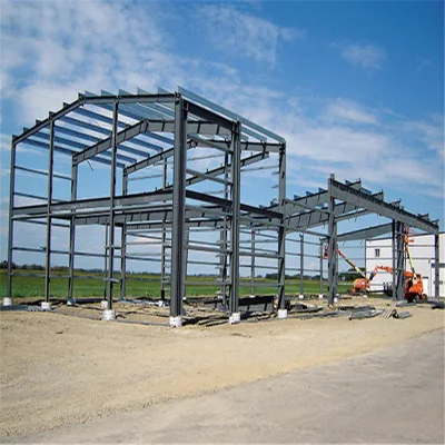 Fábrica de precios de alta elevación estructura de acero prefabricado para PEB Taller de almacén metálico Fabricación de la construcción de cobertizos de hangar