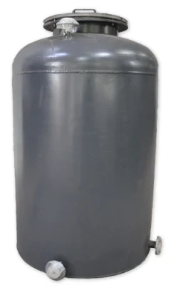 1000L de fondo plano vertical de plástico revestida de acero depósito LLDPE para el almacenamiento de HCl (máx. 35%) , de Naoh (máx. 50%) , Naclo (máx. 10%)