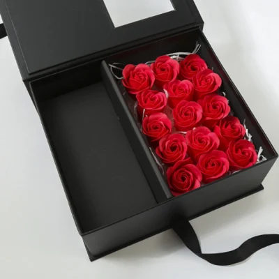 Custom Support Factory Mayoreo Caja de Flores Longsun Round Rose Gift Cajas de embalaje Flor
