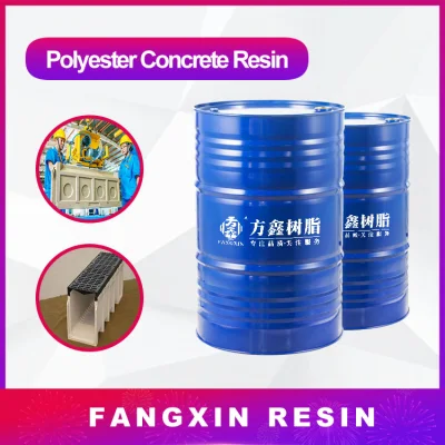 Resina de poliéster no saturada para laminación de fibra de vidrio resina de hormigón de poliéster para Tanque de recogida de ácido