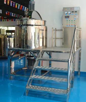 500L líquido jabón Industrial batidora Mezcladora de alto cizalla tanque de homogeneización