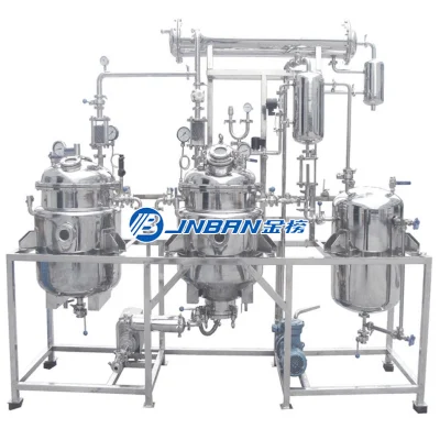  Unidades de destilación hidráulica de acero inoxidable Equipo de extracción de tanques de setas