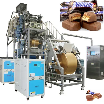  Los cacahuetes Barra de Chocolate/pequeña capacidad /SGS Chocolate compuesto de Snack Bar /Cramel Candy Bar / barra de energía / máquina de caramelos de gran capacidad