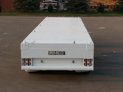 Mejor Precio 40ft cama plana capacidad de carga remolques 40 toneladas Tri Axle Flatbed Container Semi Trailers camión remolque para la venta