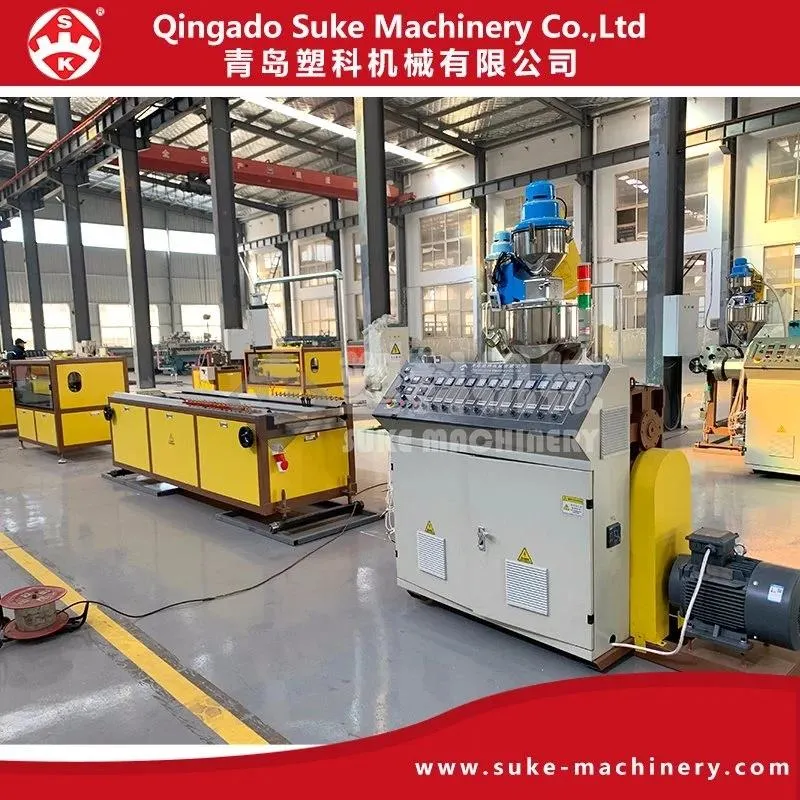 High Efficiency High Producticity PVC Supermarket Price Strip Extruder Machinery Equipment Production Line Supplier Manufacture