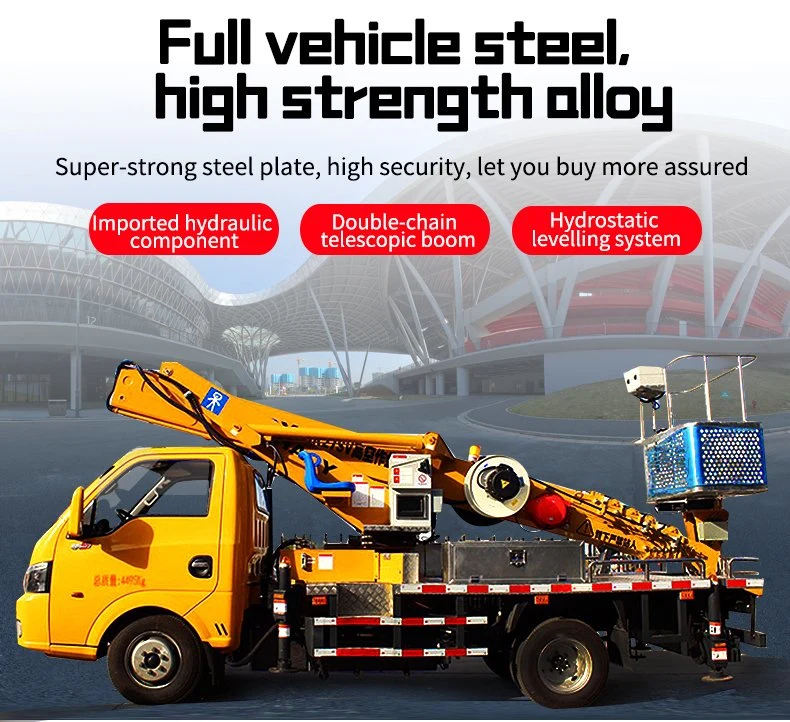 Factory 28 M Aerial Working Platform Straight Arm Lifting Platform