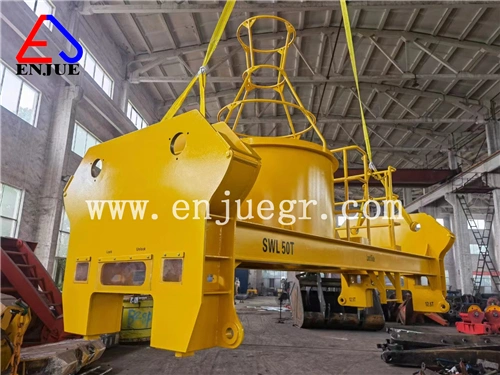 C Hook Smag 63t Marine Port Use Hydraulic Swiveling Hook Hanger Swivel Lifting Frame for Crane